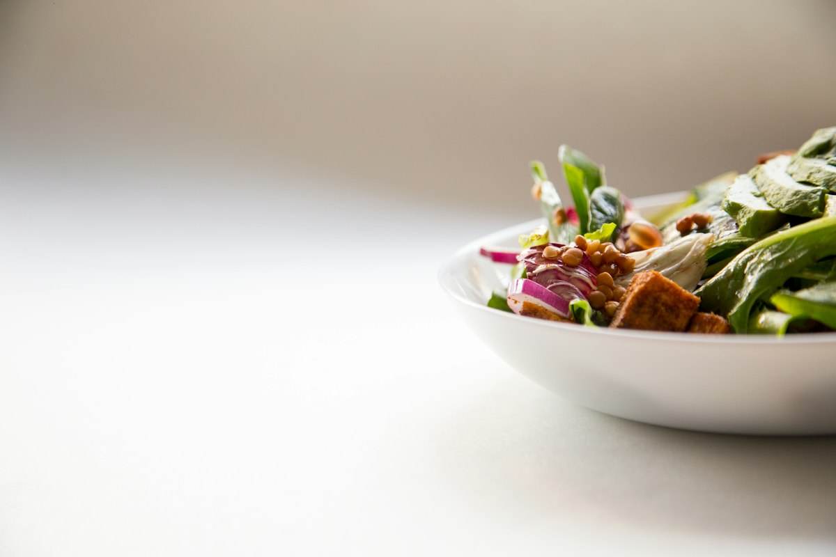 Roasted vegetable and quinoa salad